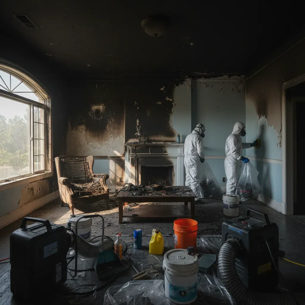 fire damage restoration pomona ca