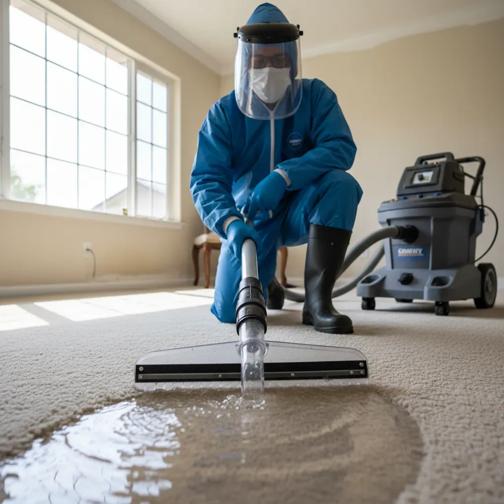 pomona ca flooded carpet water removal