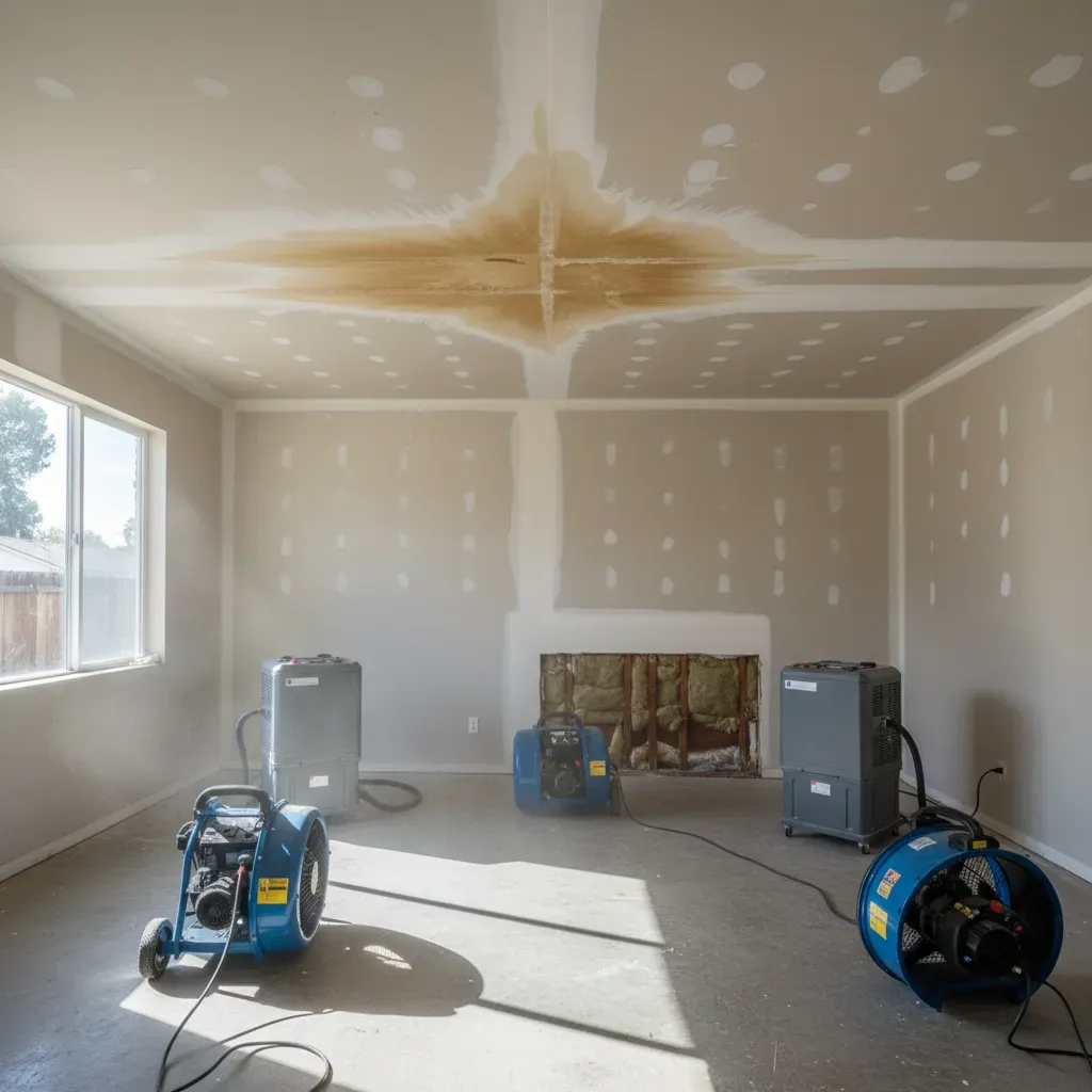 pomona ca wall and ceiling drying